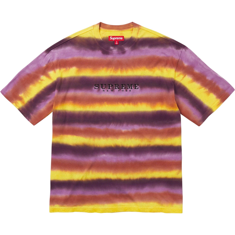 Supreme Dyed Stripe S S Top (FW23) - $78