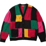 Supreme Patchwork Cable Knit Cardigan (FW23)