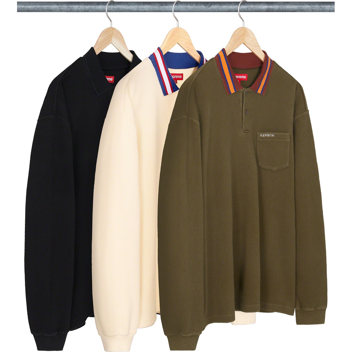 Supreme Thermal L S Polo (FW23) - $110
