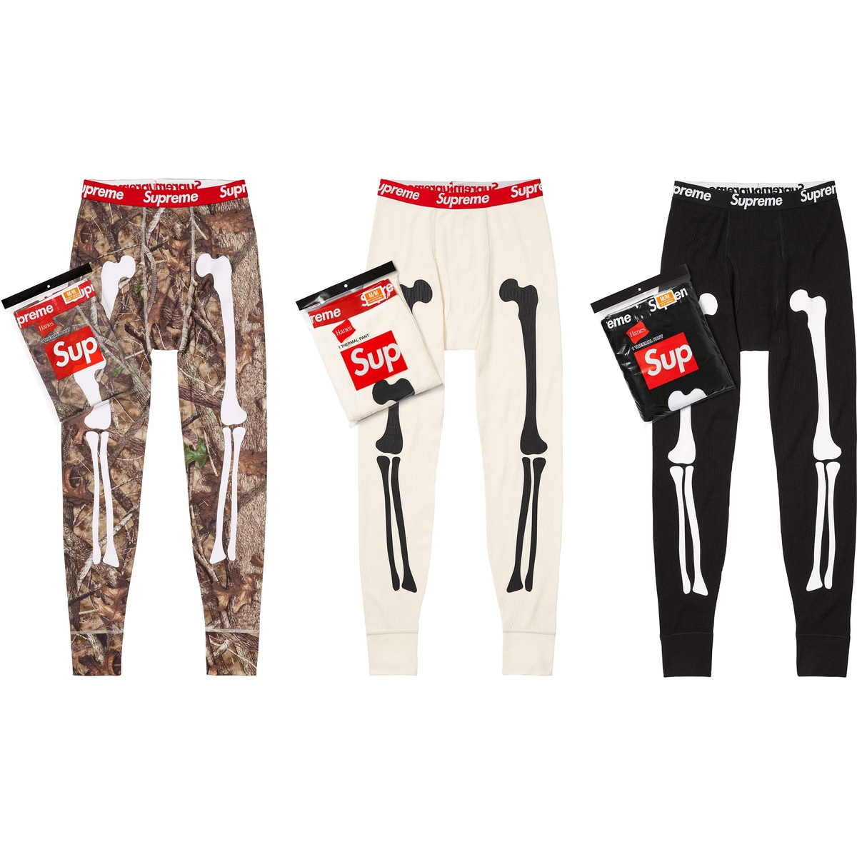 Supreme Supreme Hanes Bones Thermal Pant (1 Pack) releasing on Week 9 for fall winter 2024
