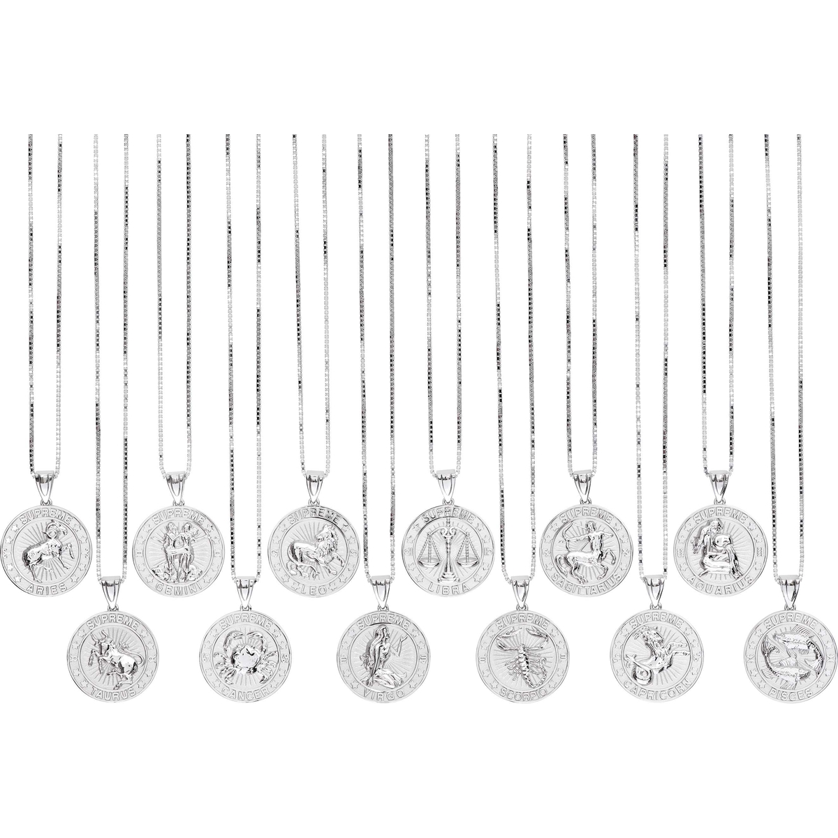 Supreme Supreme Jacob&Co Sterling Silver Zodiac Pendant releasing on Week 4 for fall winter 2024