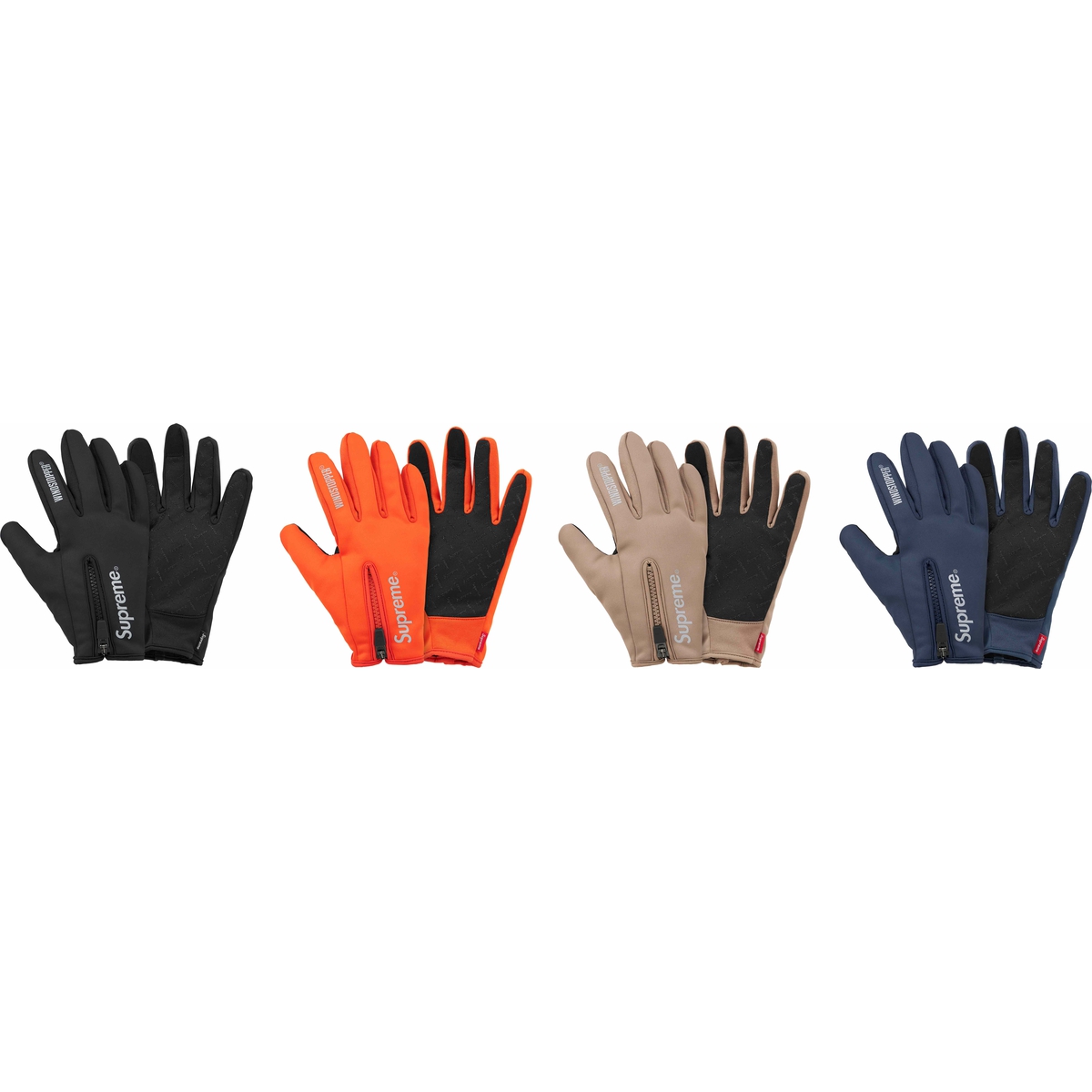 Supreme WINDSTOPPER Zip Gloves releasing on Week 19 for fall winter 2024