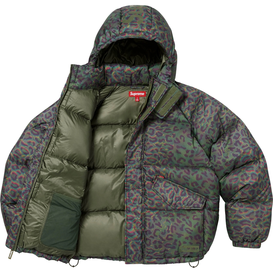 Supreme 700-Fill Down Lightweight Puffer Jacket (FW24) - Leopard - $368