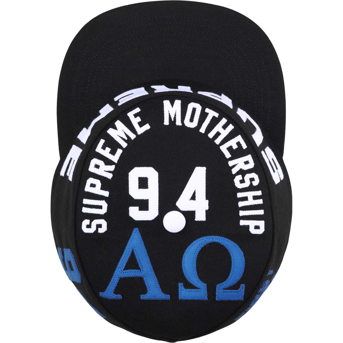 Supreme Alpha Omega Pillbox Hat (FW24) - Black - $58