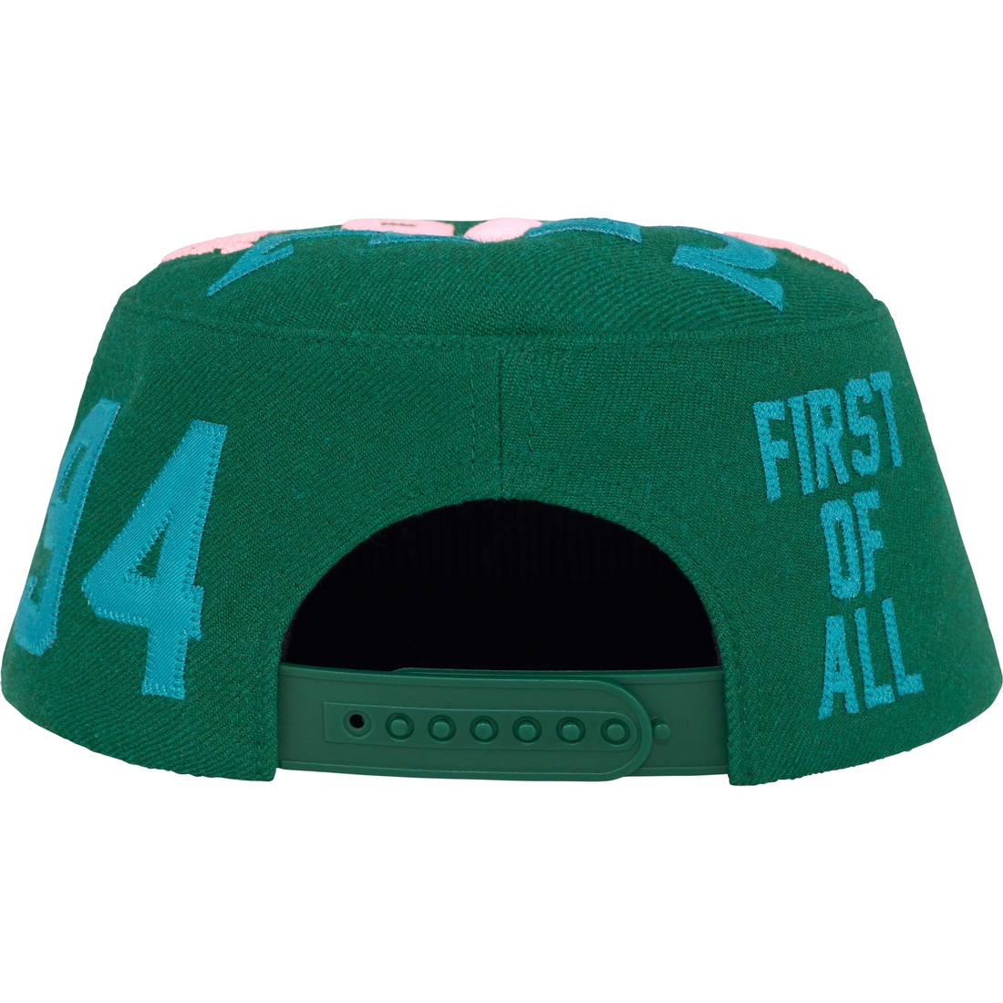 Supreme Alpha Omega Pillbox Hat (FW24) - Dark Green - $58
