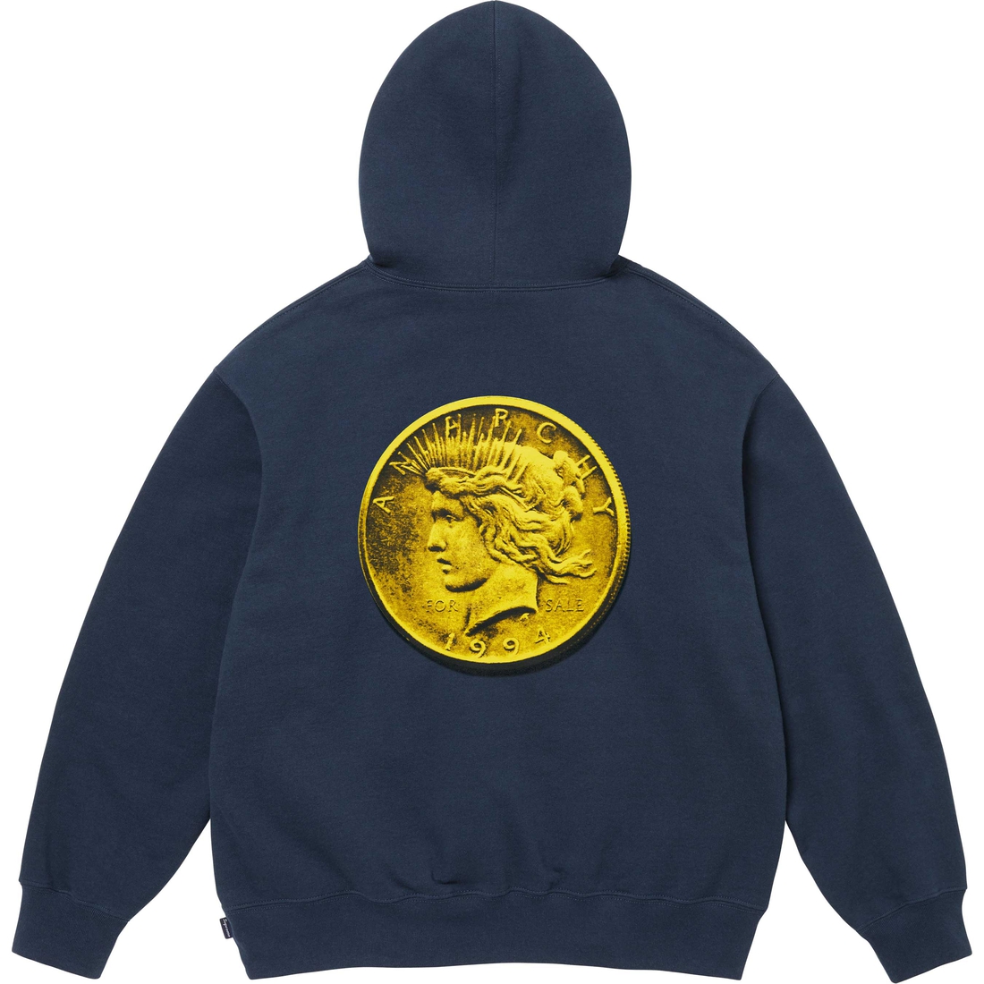 Supreme Anarchy Hooded Sweatshirt (FW24) - Navy - $158