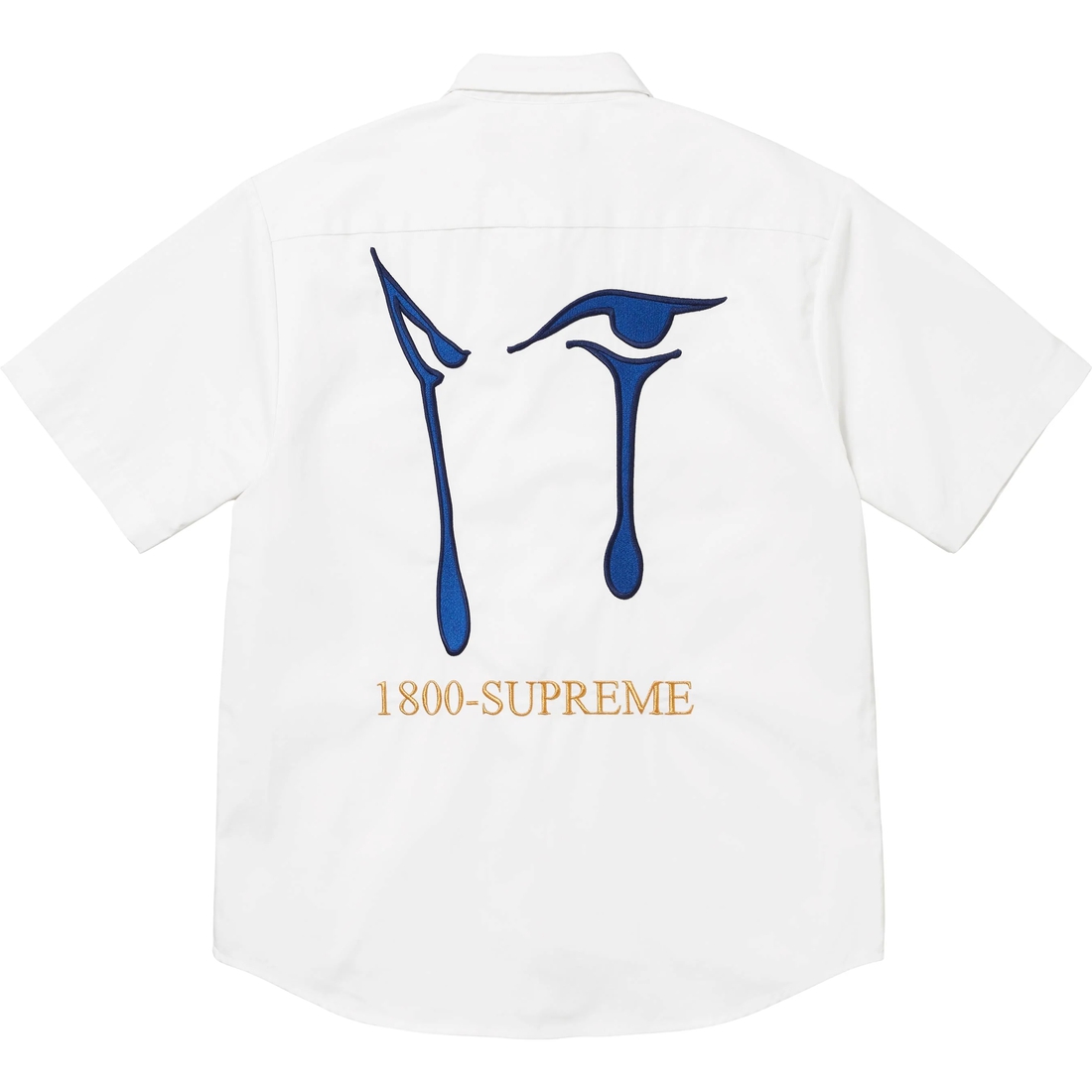 Supreme AOI Eyes S S Work Shirt (FW24) - White - $138