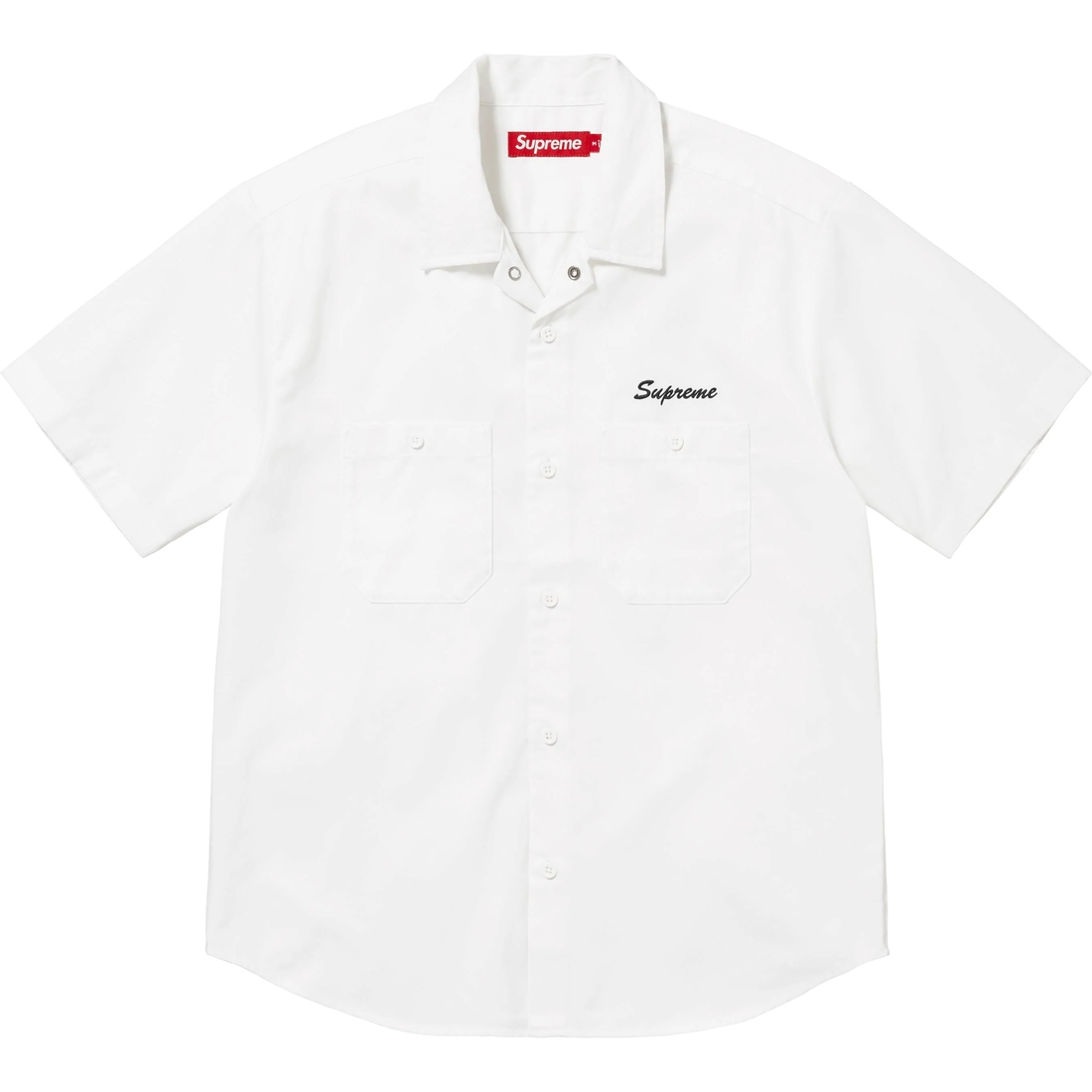 Supreme AOI Eyes S S Work Shirt (FW24) - White - $138