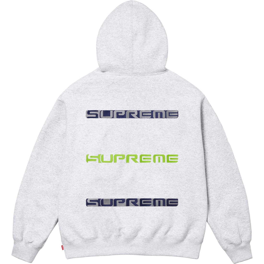 Supreme AOI Stacked Hooded Sweatshirt (FW24) - Ash Grey - $168