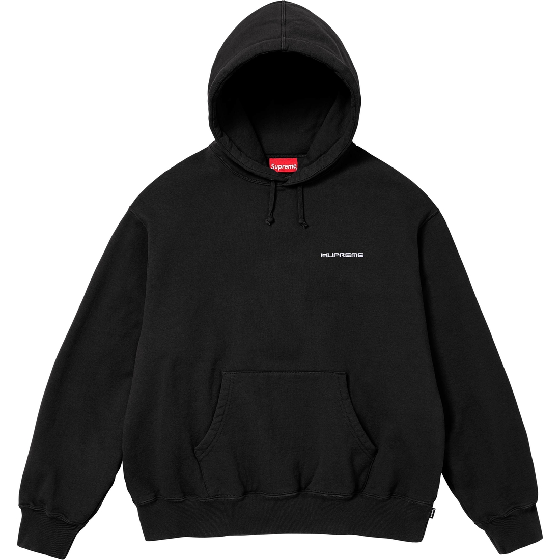 Supreme AOI Stacked Hooded Sweatshirt (FW24) - Black - $168