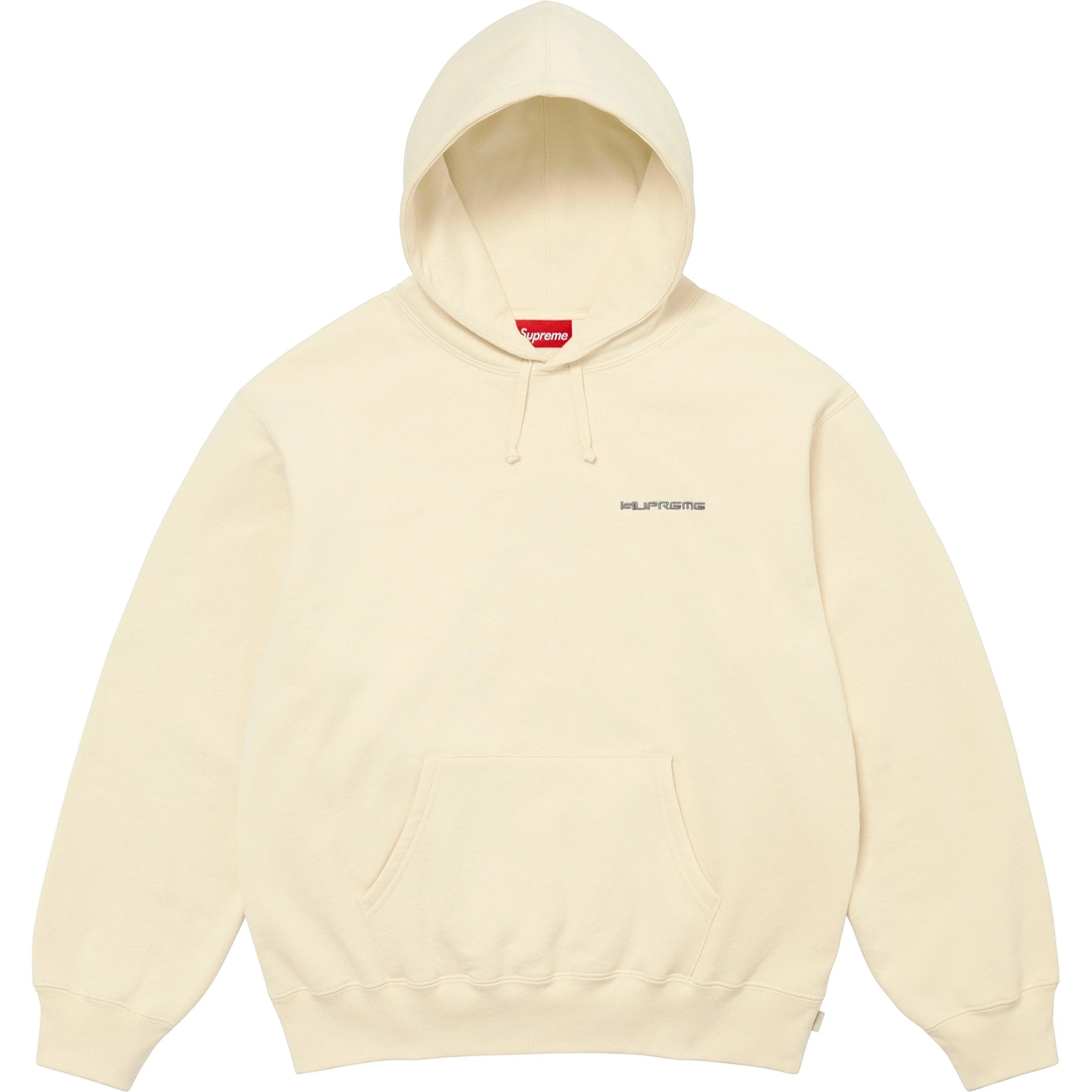 Supreme AOI Stacked Hooded Sweatshirt (FW24) - Dark Natural - $168
