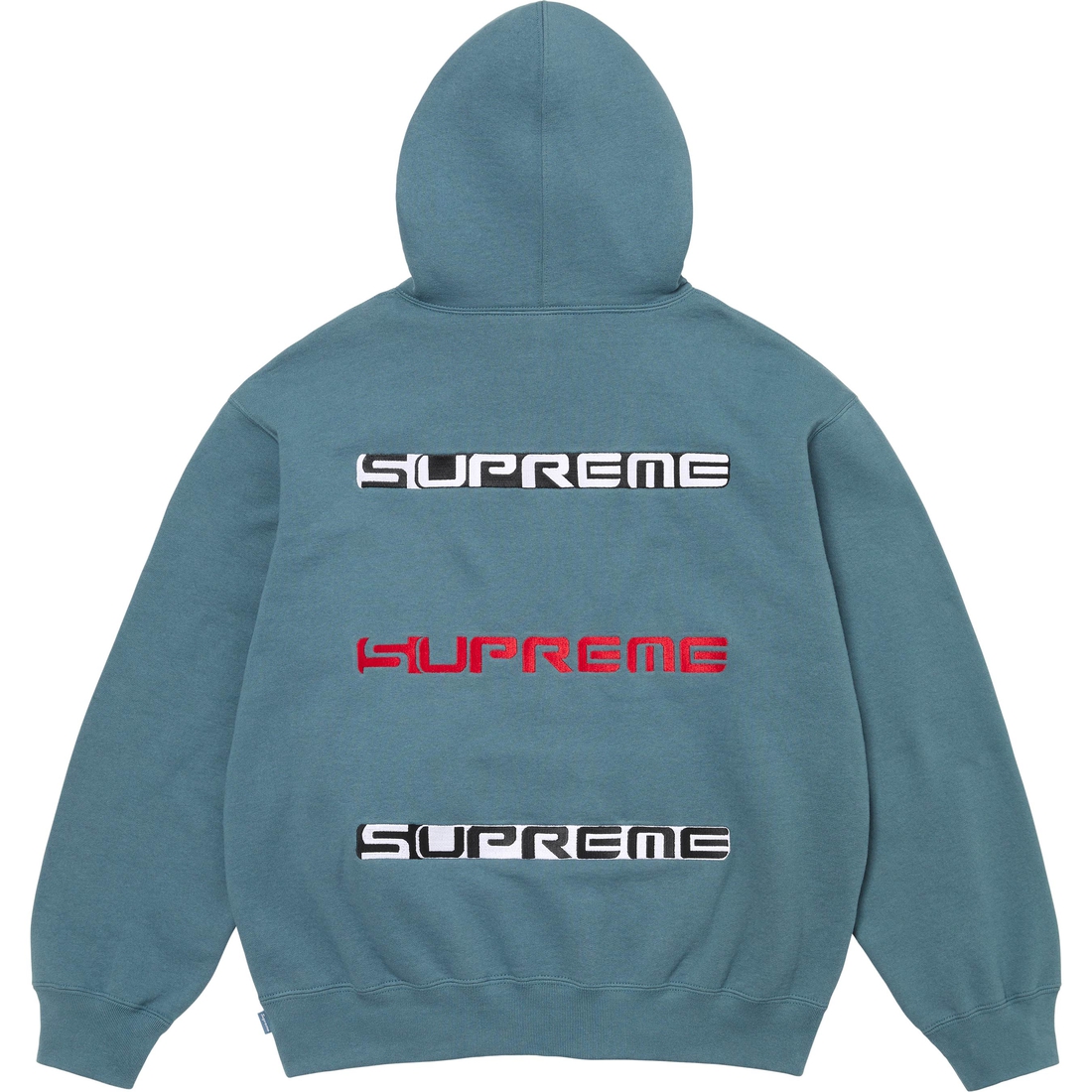 Supreme AOI Stacked Hooded Sweatshirt (FW24) - Slate - $168