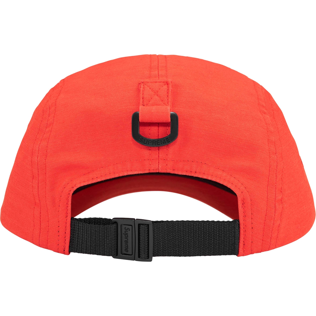 Supreme Arabic Label Camp Cap (FW24) - Dark Orange - $48
