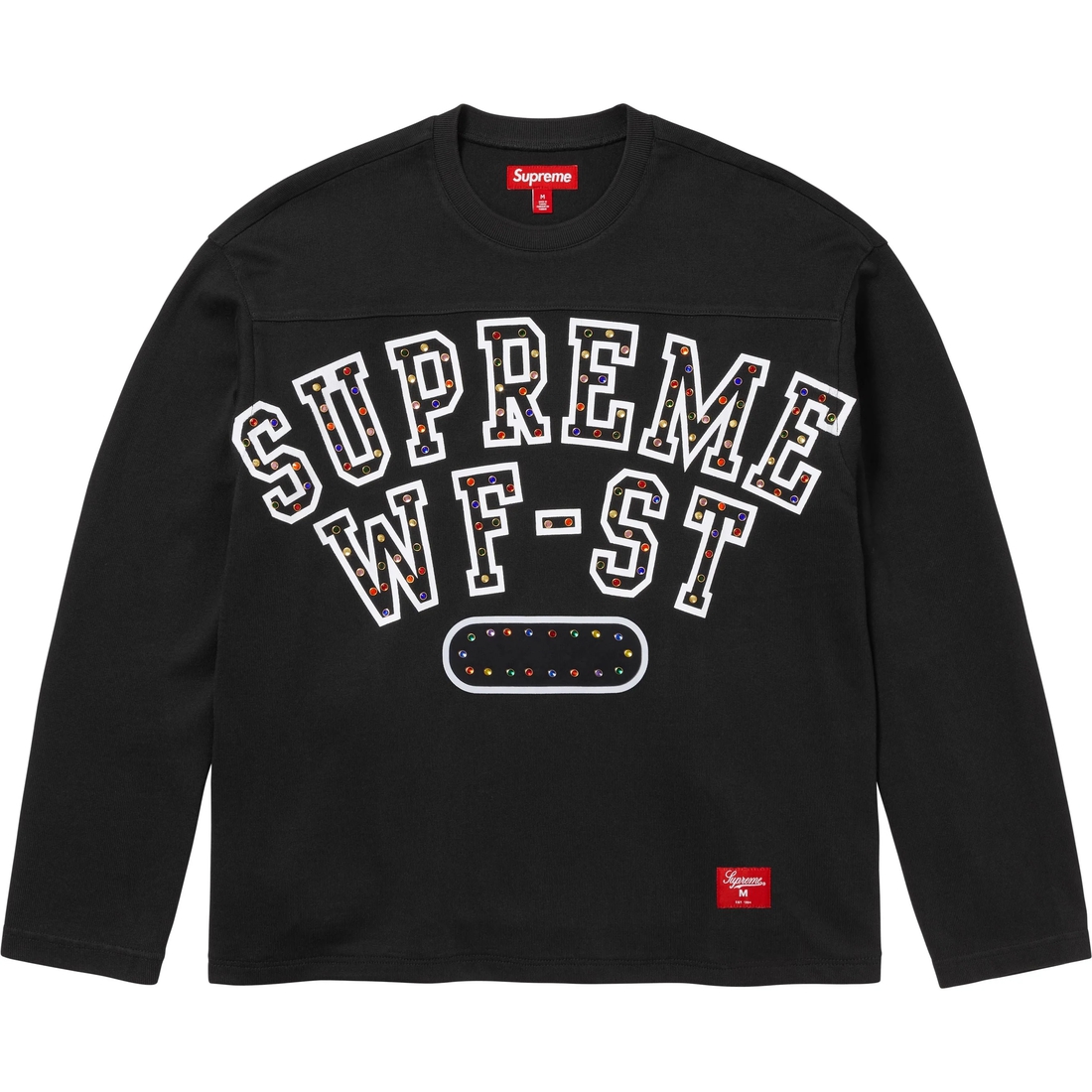 Supreme Athletic Studded L S Top (FW24) - Black - $118
