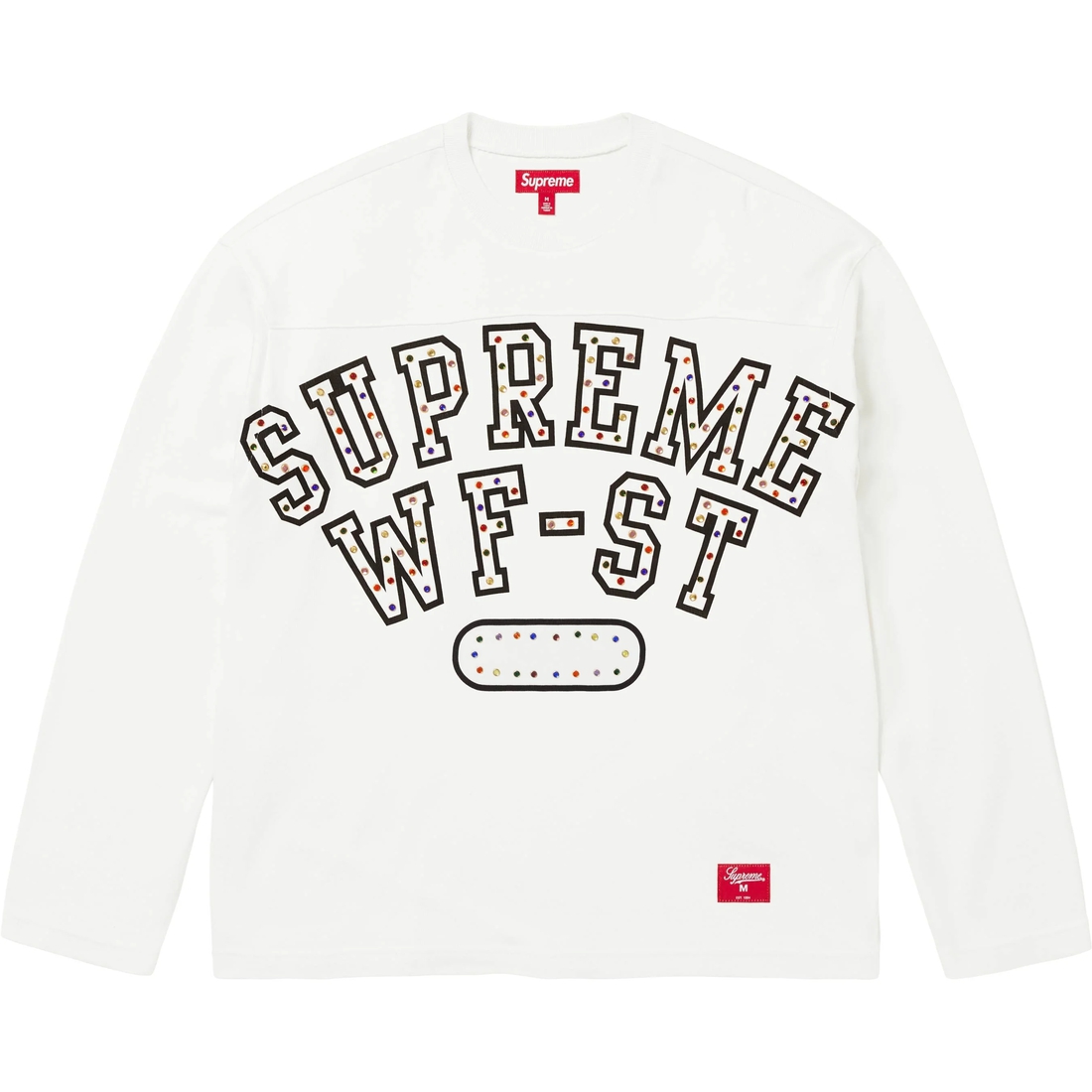 Supreme Athletic Studded L S Top (FW24) - White - $118