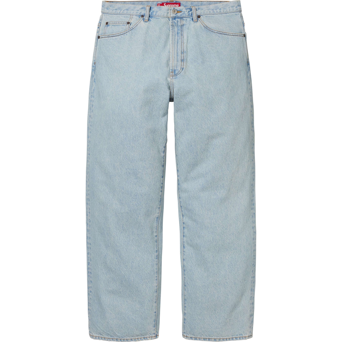 Supreme Baggy Jean (FW24) - Light Washed Indigo - $168