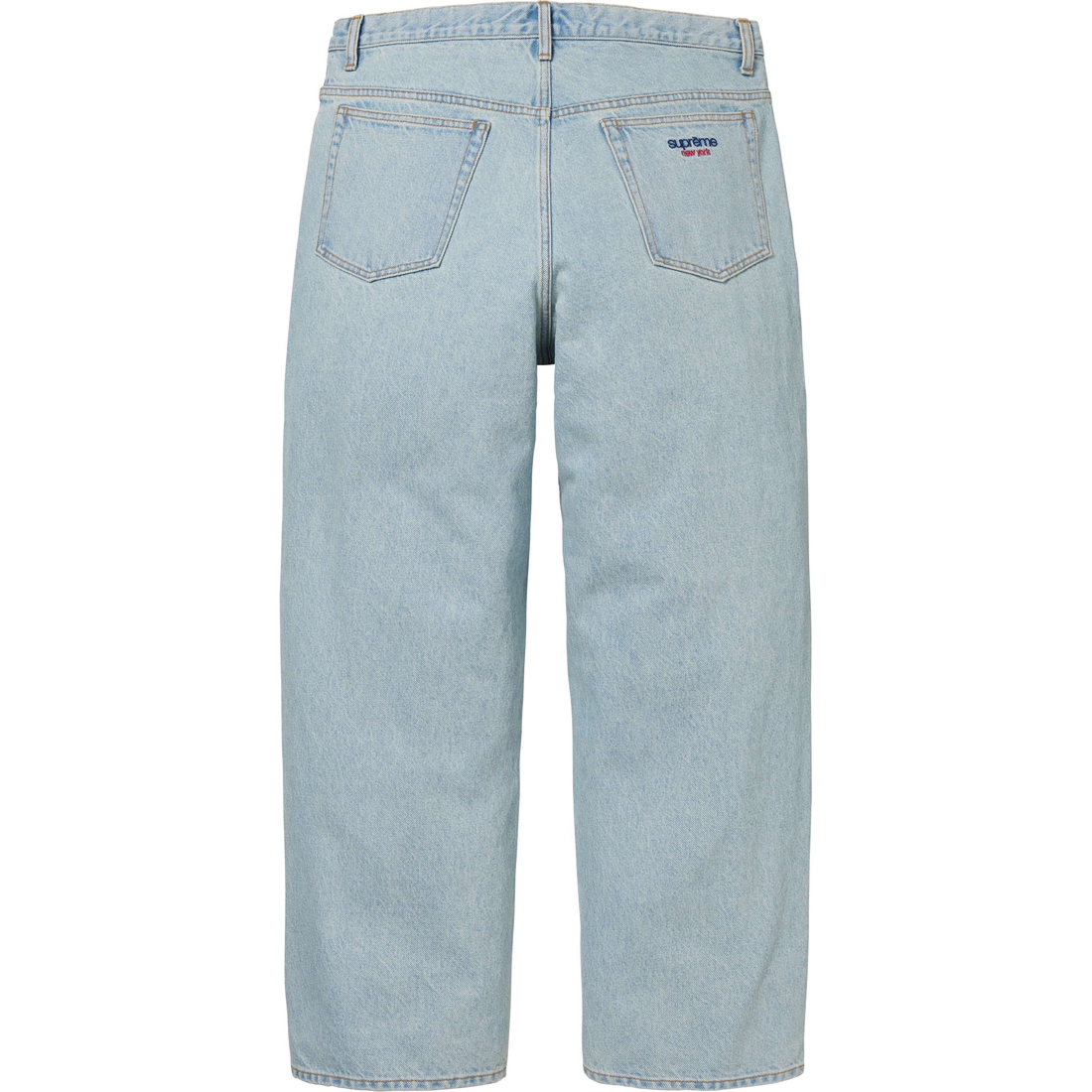 Supreme Baggy Jean (FW24) - Light Washed Indigo - $168