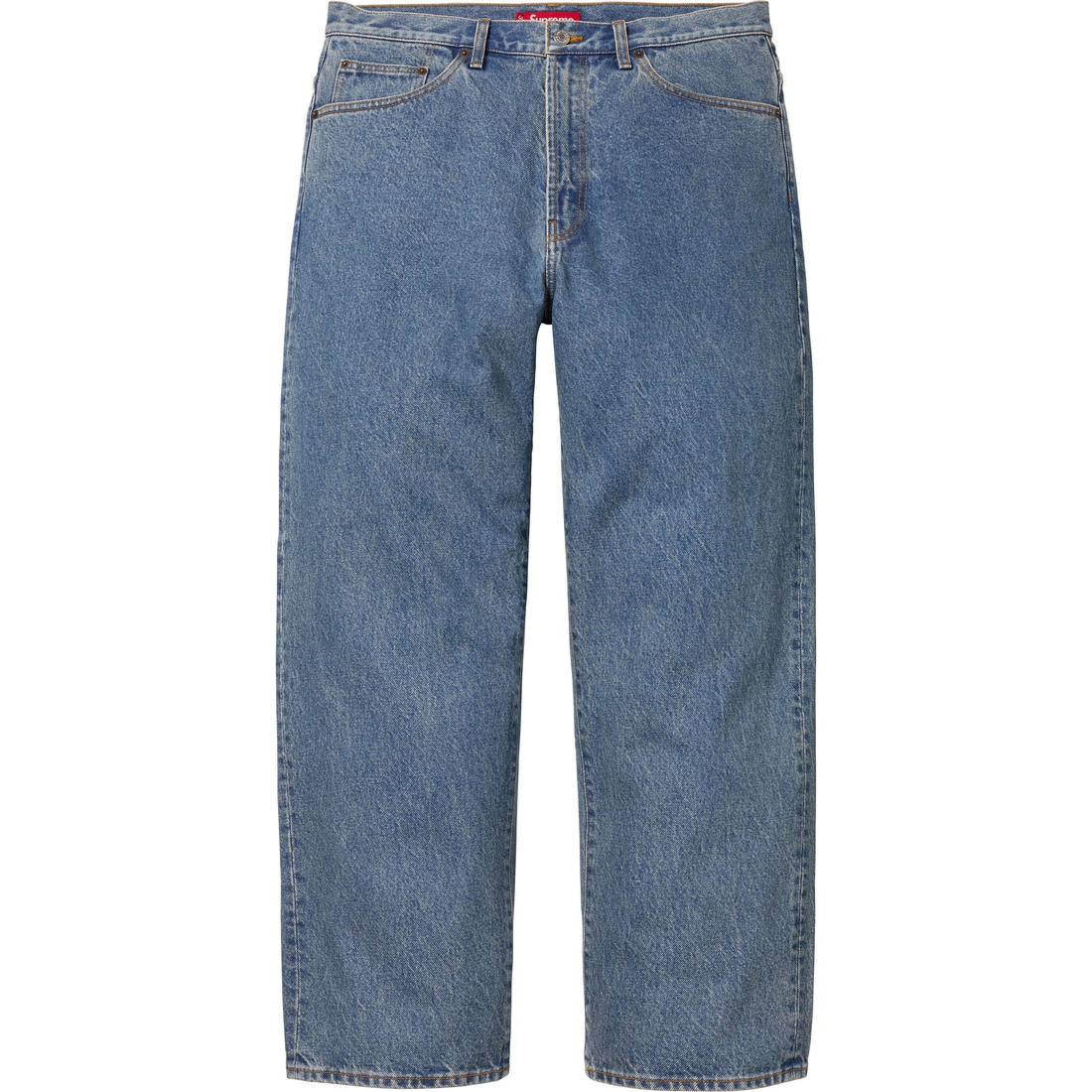Supreme Baggy Jean (FW24) - Washed Indigo - $168