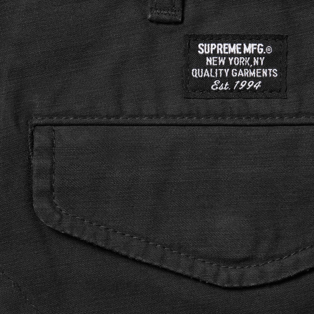 Supreme Cargo Pant (FW24) - Black - $168