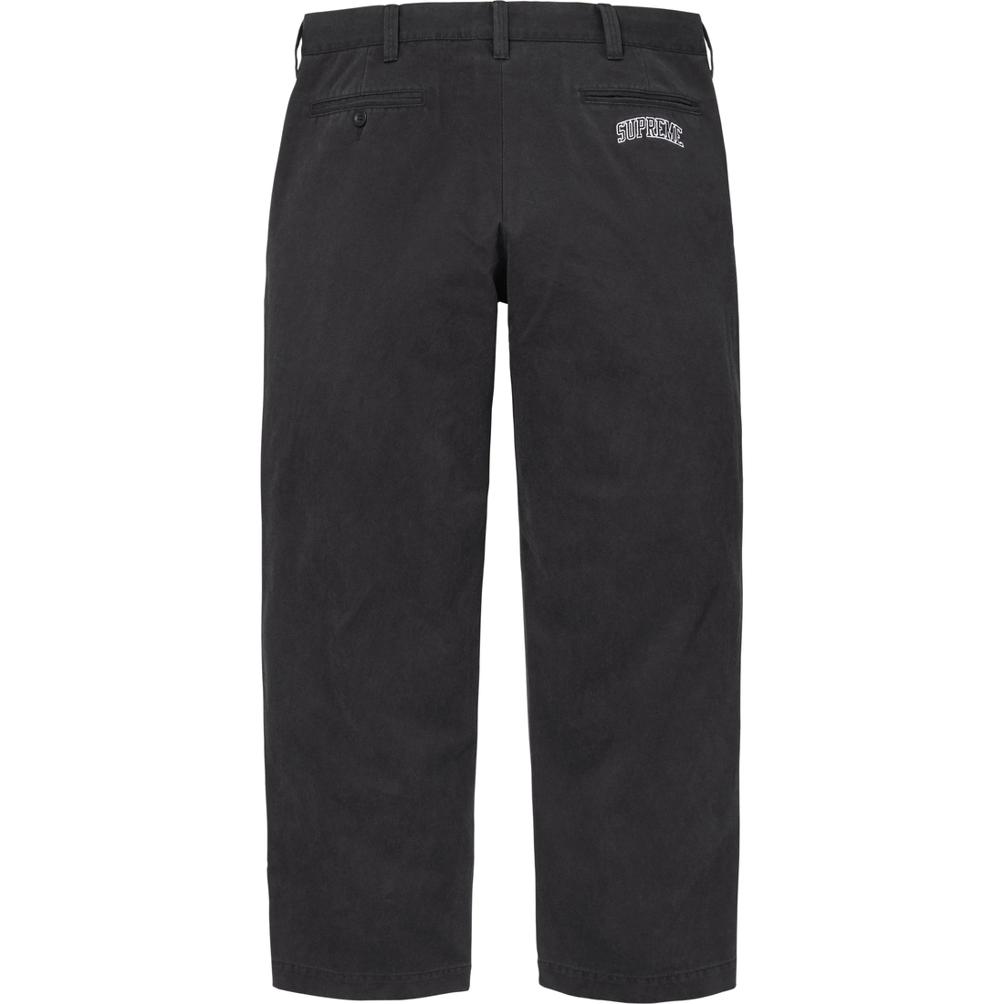 Supreme Chino Pant (FW24) - Black - $158