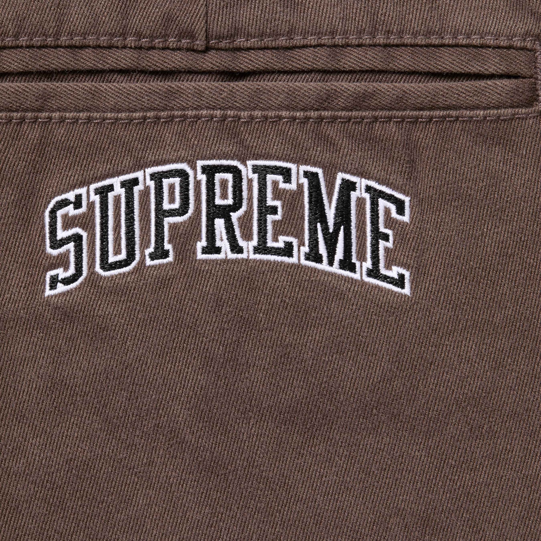Supreme Chino Pant (FW24) - Brown - $158