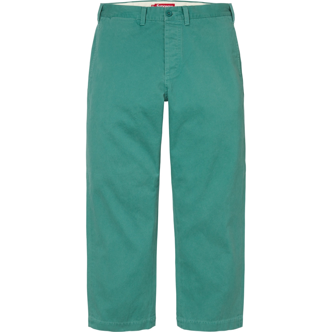 Supreme Chino Pant (FW24) - Dark Mint - $158
