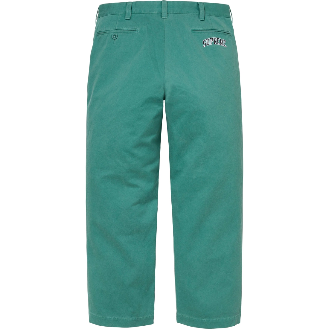 Supreme Chino Pant (FW24) - Dark Mint - $158
