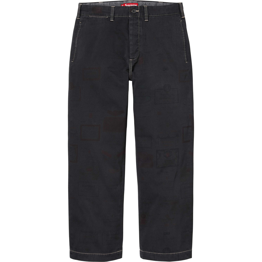Supreme Chino Pant (FW24) - Overdyed Labels - $158