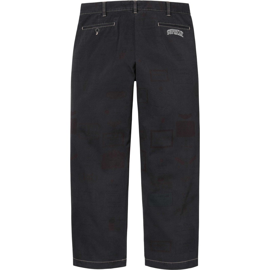 Supreme Chino Pant (FW24) - Overdyed Labels - $158