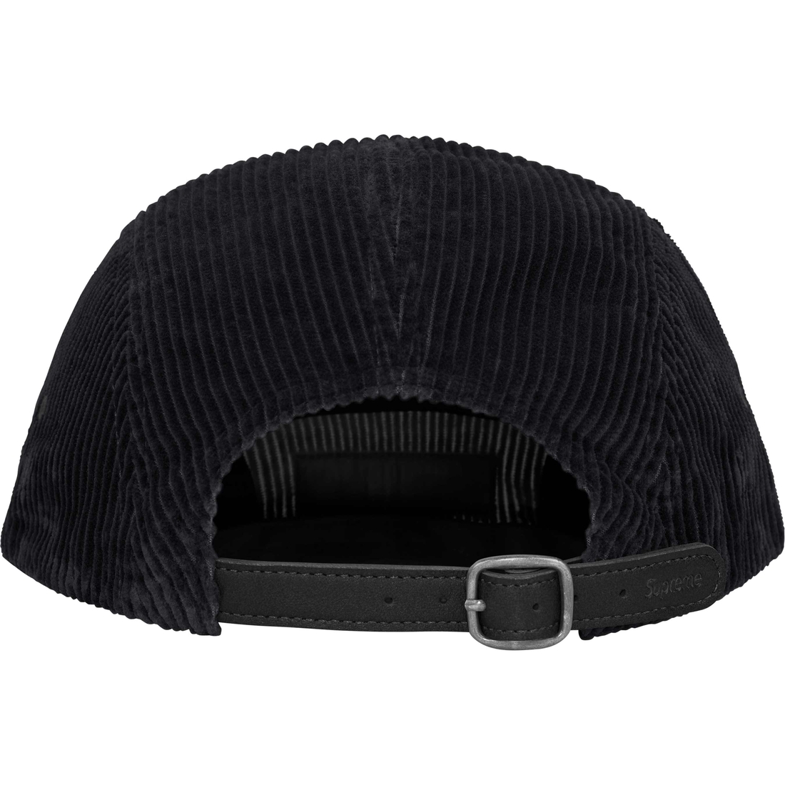 Supreme Corduroy Camp Cap (FW24) - Black - $58