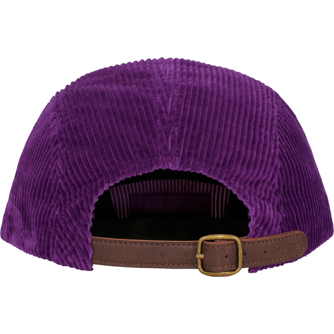 Supreme Corduroy Camp Cap (FW24) - Purple - $58