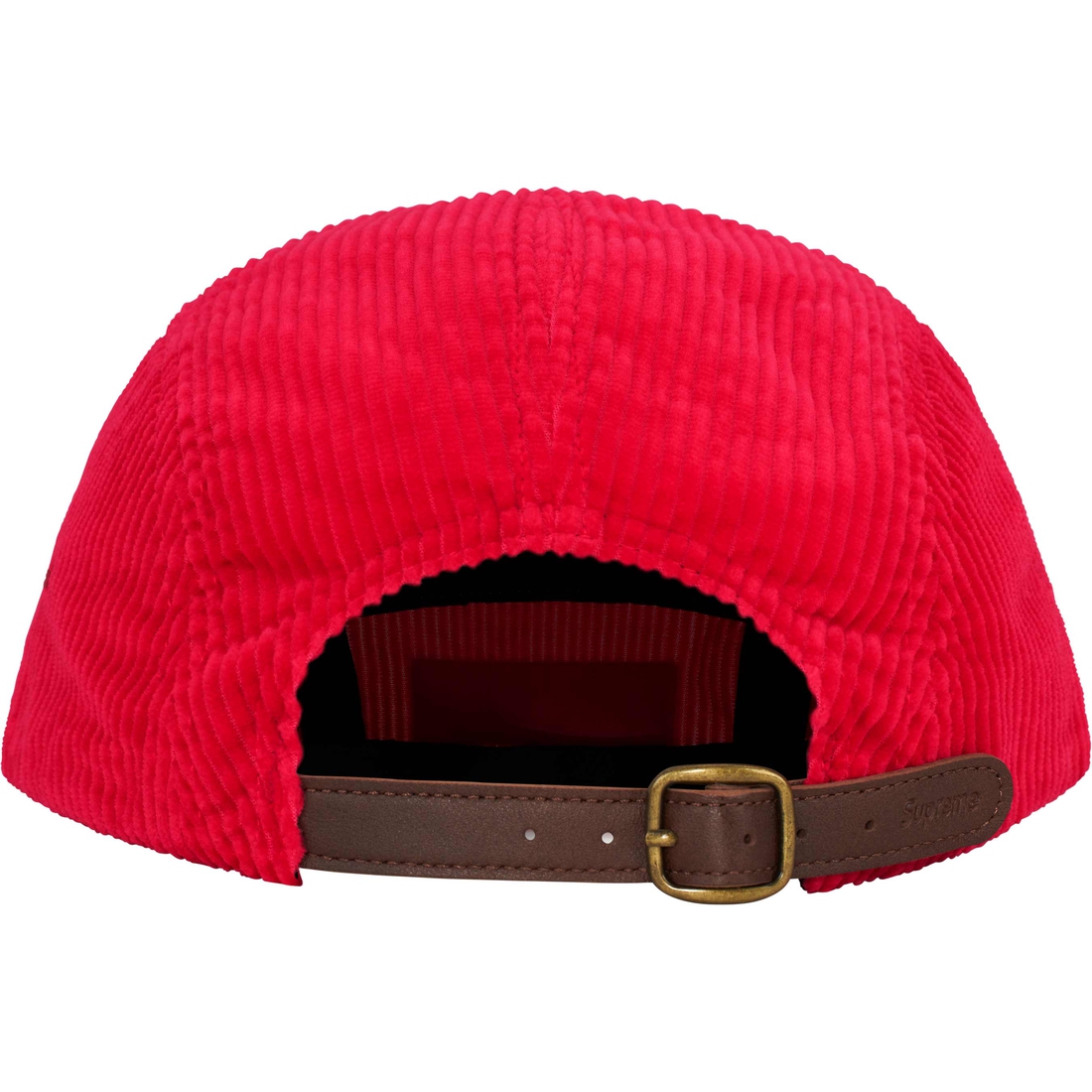Supreme Corduroy Camp Cap (FW24) - Red - $58