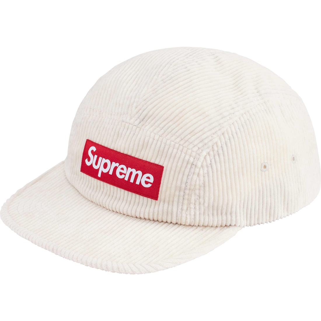 Supreme Corduroy Camp Cap (FW24) - Stone - $58