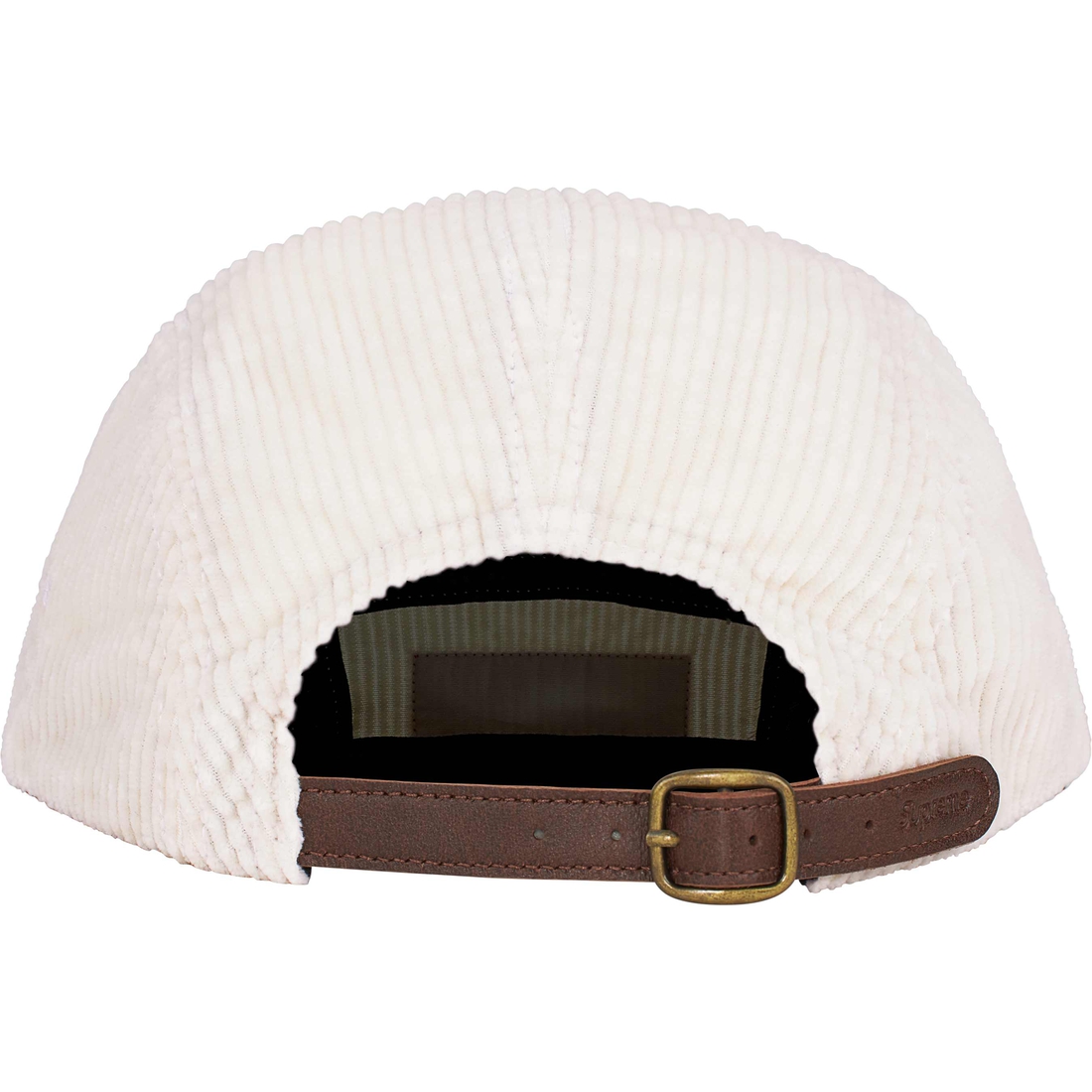 Supreme Corduroy Camp Cap (FW24) - Stone - $58