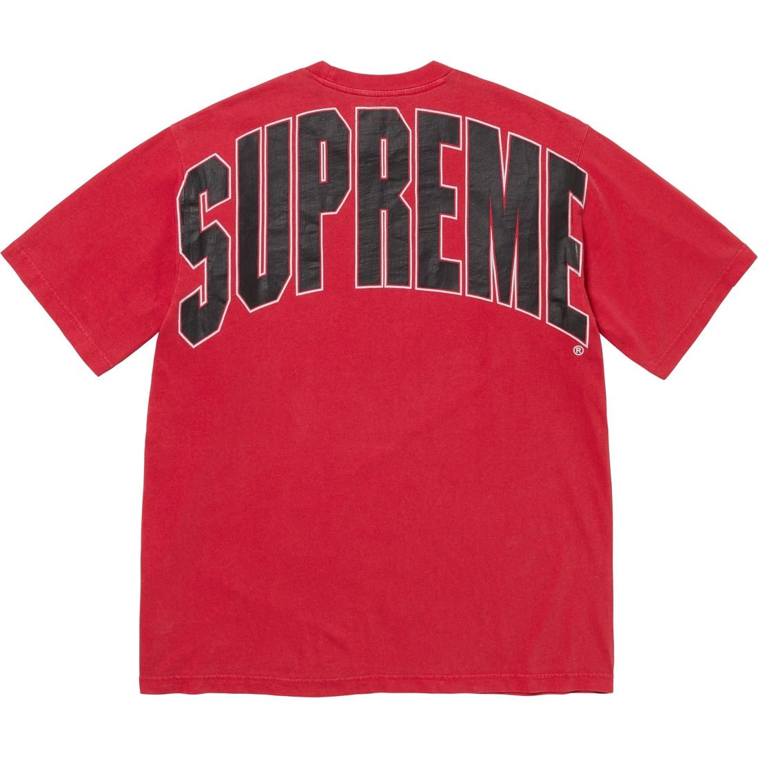 Supreme Cracked Back Arc S S Top (FW24) - Red - $78