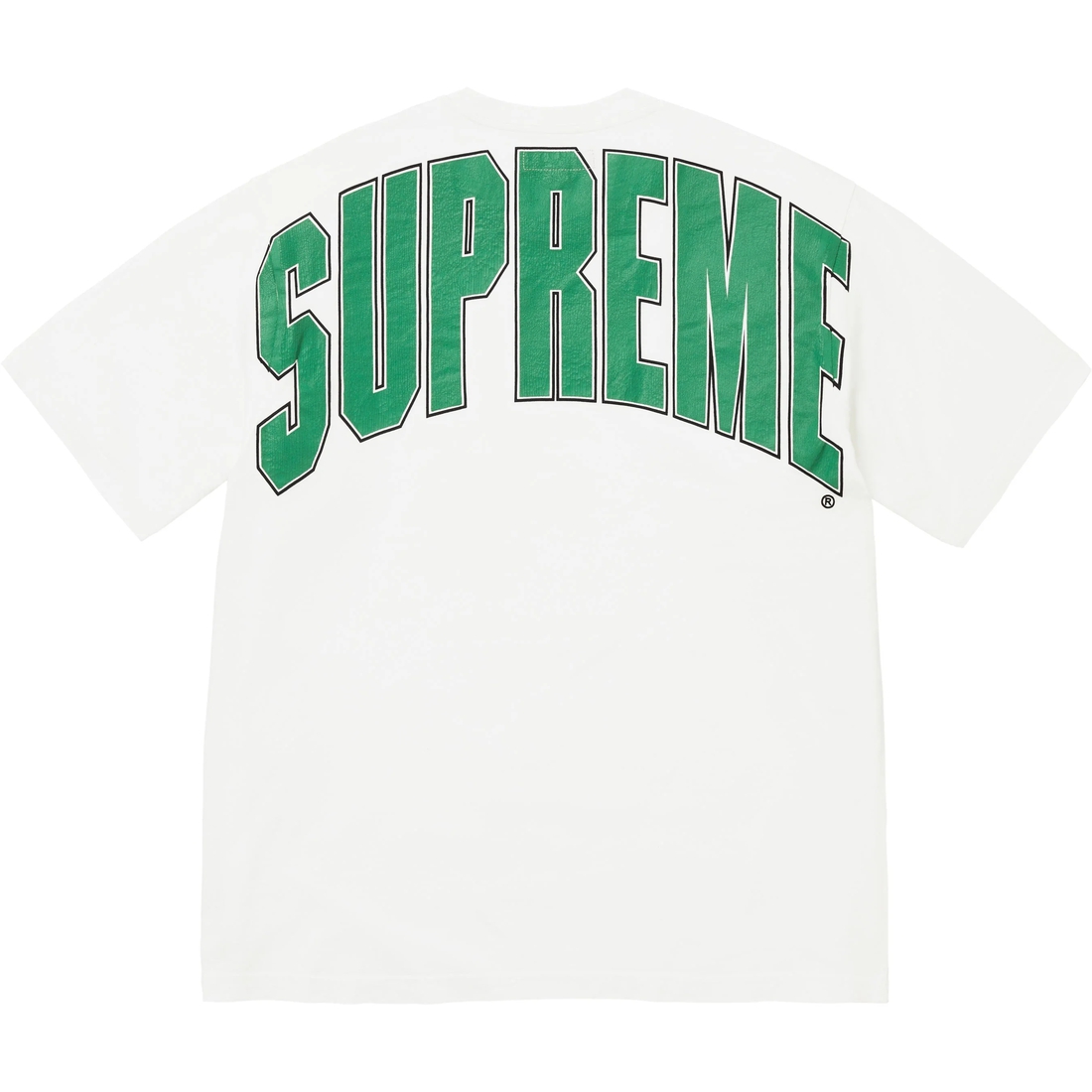Supreme Cracked Back Arc S S Top (FW24) - White - $78