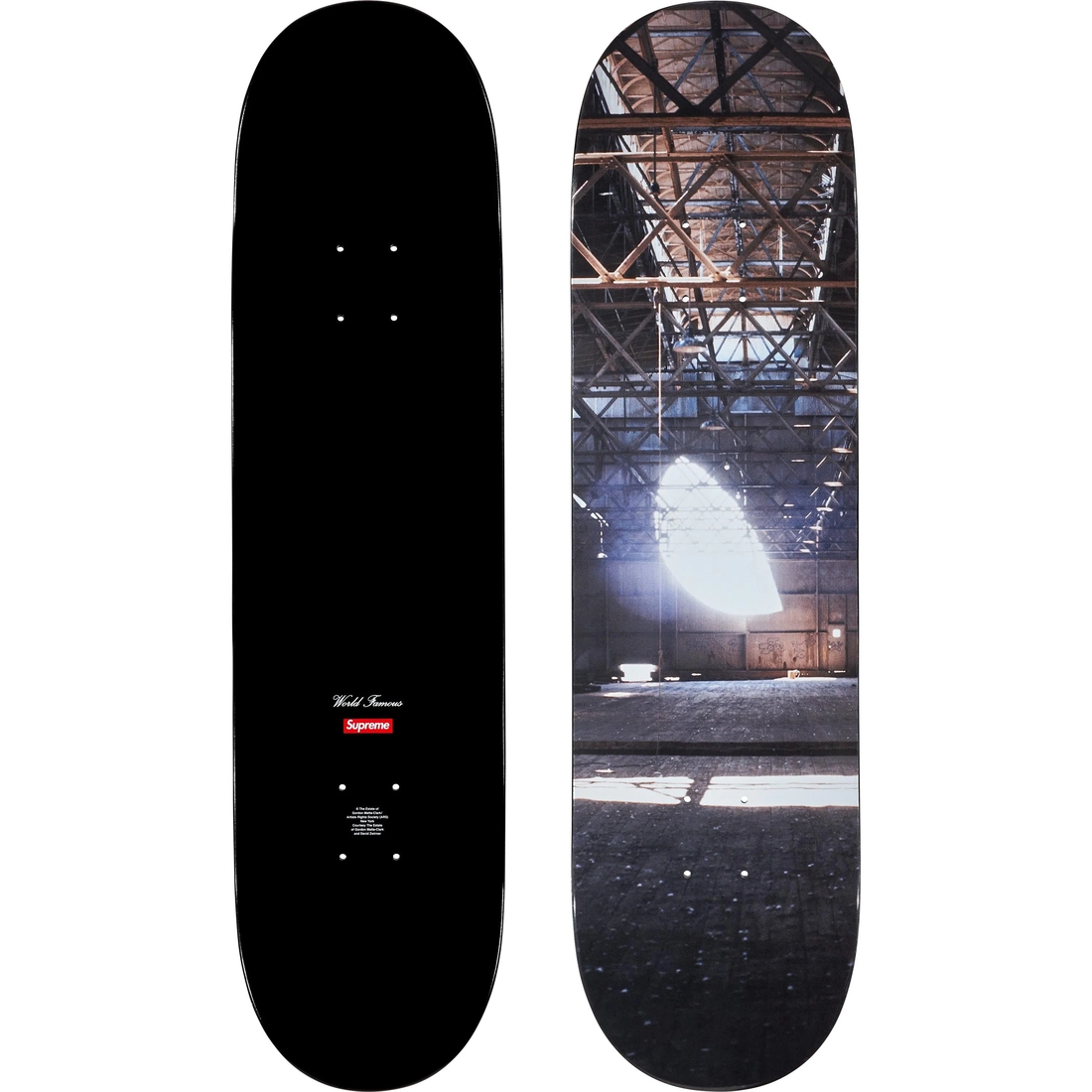 Supreme Day's End Skateboard (FW24) - Black - 8.375" x 32.125"  - $78