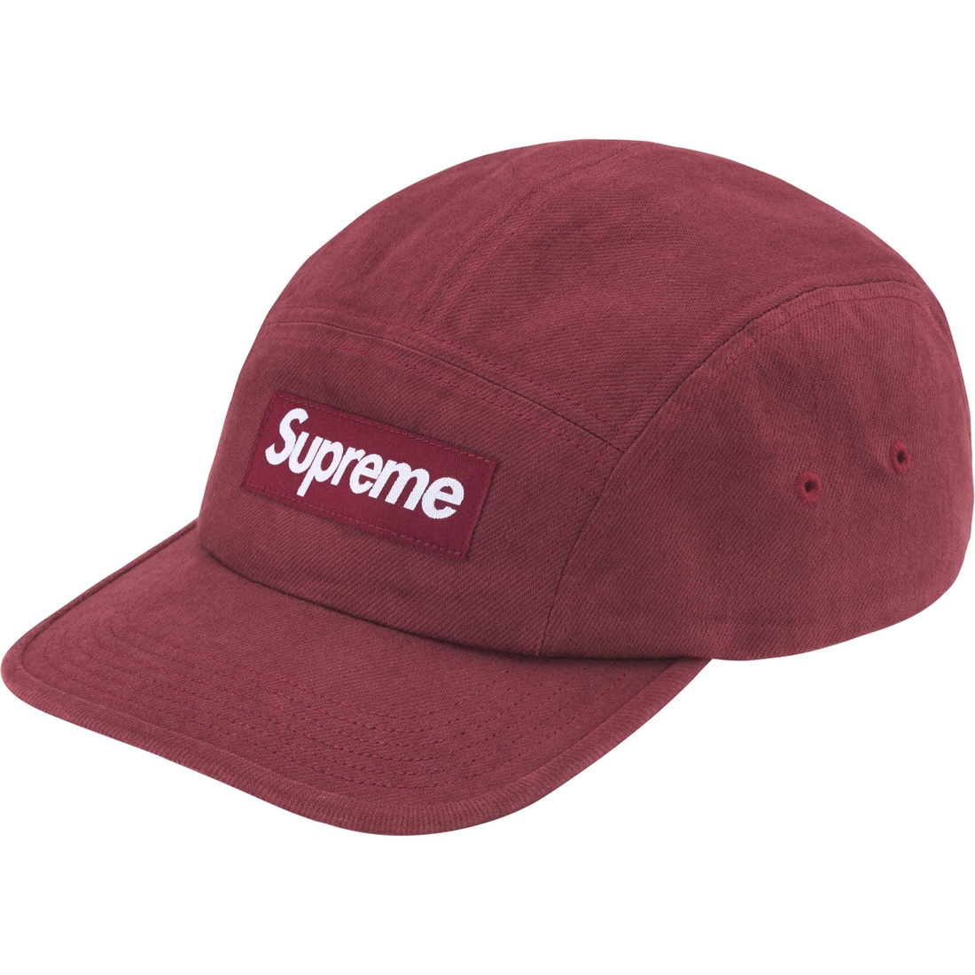 Supreme Denim Camp Cap (FW24) - Red - $48