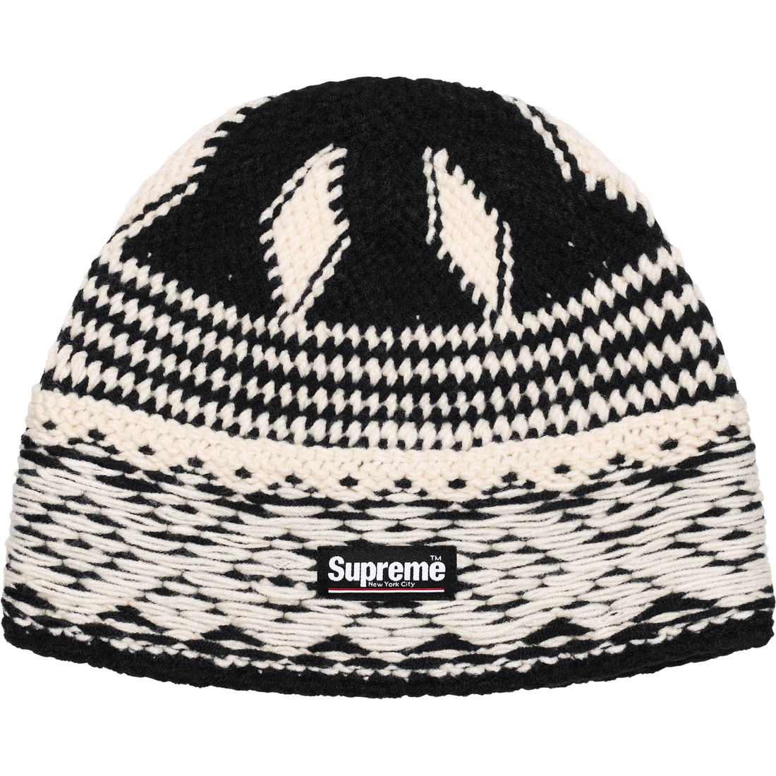 Supreme Diamond Beanie (FW24) - Black - $40
