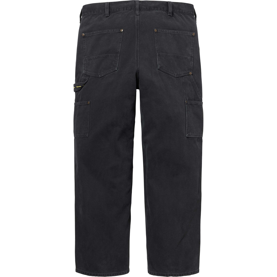 Supreme Double Knee Painter Pant (FW24) - Black - $178
