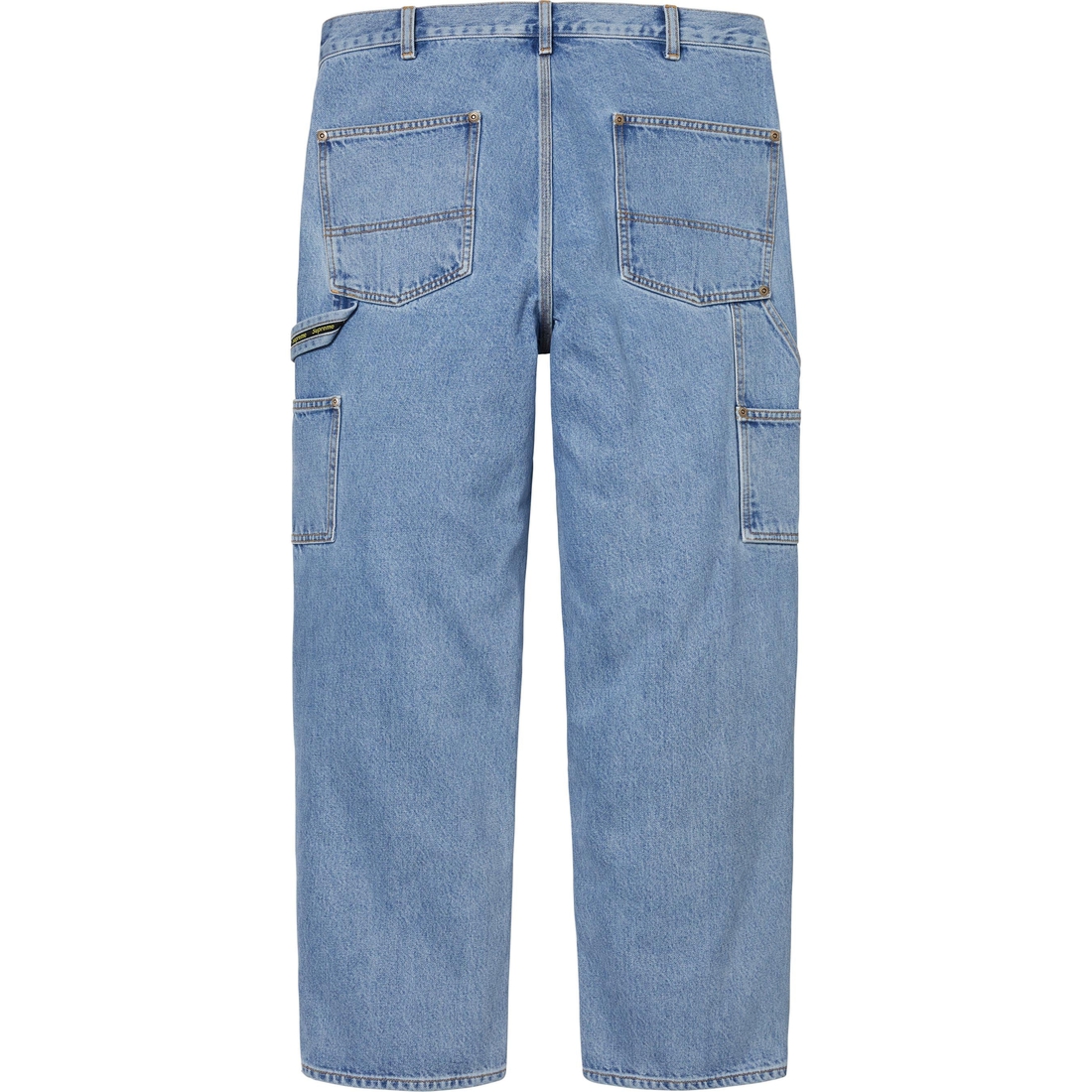 Supreme Double Knee Painter Pant (FW24) - Washed Indigo - $178