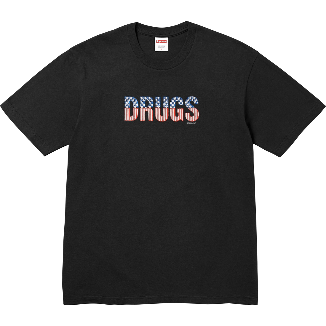 Supreme Drugs Tee (FW24) - Black - $40