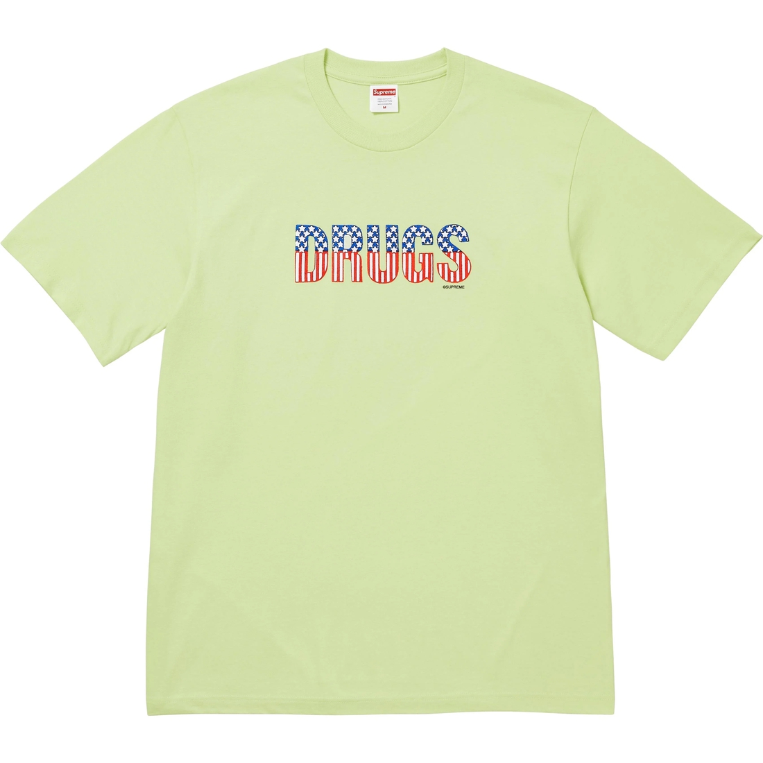 Supreme Drugs Tee (FW24) - Pale Mint - $40