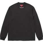 Supreme Embroidered Collar L S Top (FW24) - Black