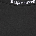 Supreme Embroidered Collar L S Top (FW24) - Black