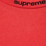 Supreme Embroidered Collar L S Top (FW24) - Red
