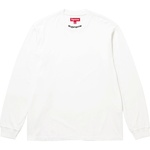 Supreme Embroidered Collar L S Top (FW24) - White