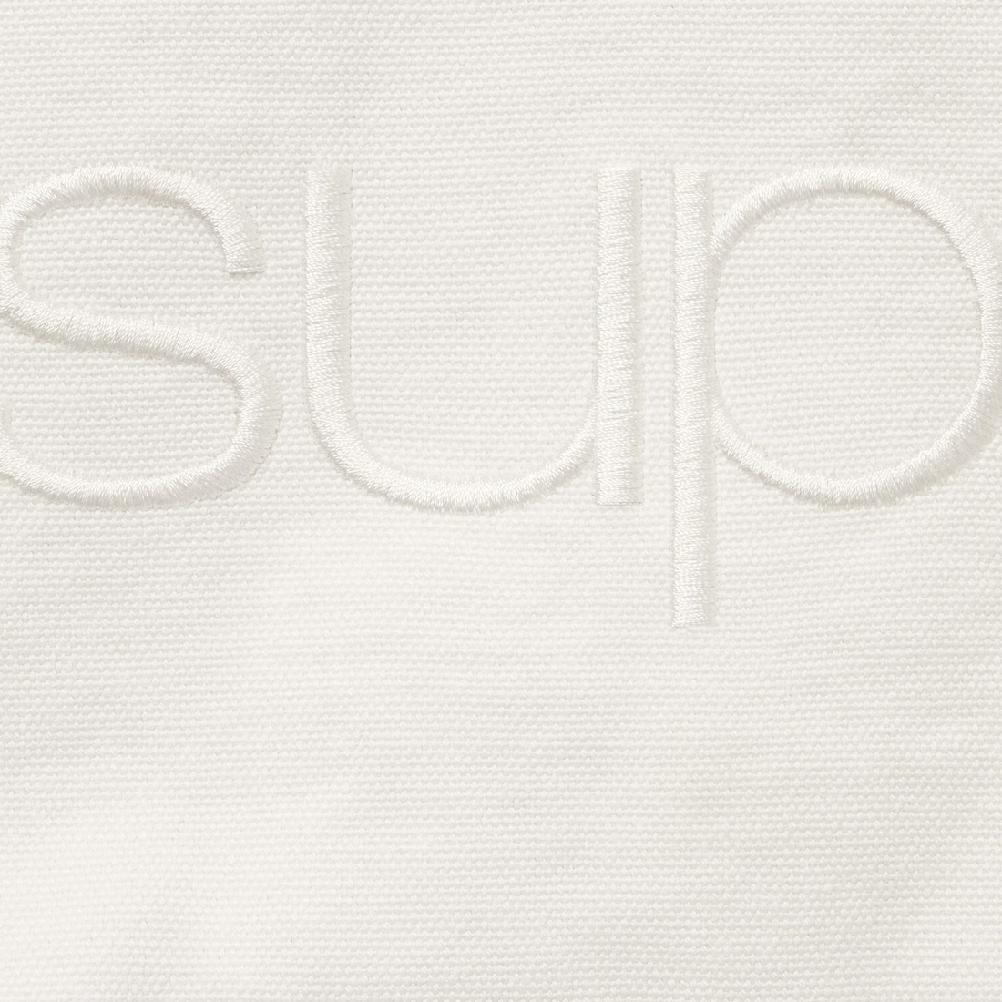 Supreme Faux Shearling Lined Bomber Jacket (FW24) - White - $248