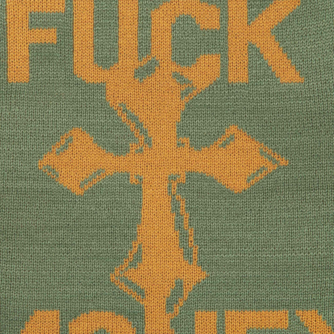 Supreme Fuck Money Beanie (FW24) - Olive - $40