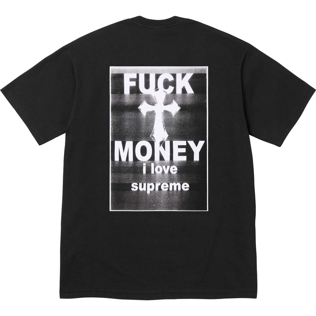 Supreme Fuck Money Tee (FW24) - Black - $40